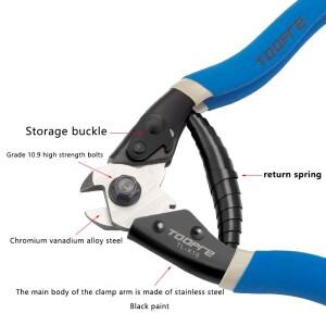 TOOPRE 자전거 케이블 호스 펜치 스틸 와이어 커터 집게 브레이크 시프트 날카로운  클리퍼 강력한