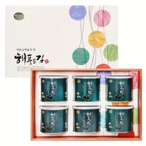 바다소리 해품은 김 6캔 선물세트