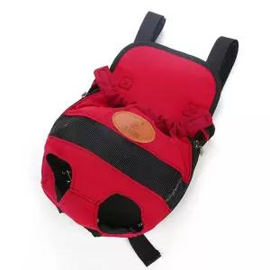 배낭 여행용 레드 애견가방 펫앞강아지가방 가방 펫앞 이동백 안기 슬링백 처네