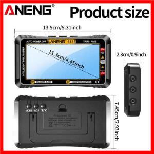 ANENG 613 스마트 멀티미터 실시간 전원 차단 측정기 AC/DC 전류계 전압계 4000 카운트 디지털 멀티미터 테