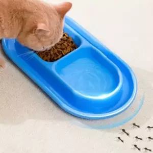 bns 길고양이 개미퇴치 밥그릇 길냥이 민달팽이 방지 사료그릇 2구 소형 대형 고양이밥그릇