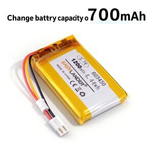 호환상품 700mAh 고용량 JST2.0mm 3핀 3.7V 리튬 리포 폴리머 배터리 303450-123450 시리즈 소형 전자기기