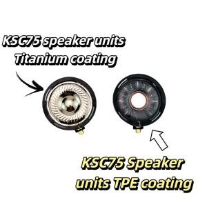 [호환품]Farsoo KSC75 mmcx 스피커 유닛 KOOSSOO 용 DIY 교체 수리 부품 PP 헤드 밴드