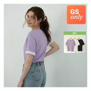 로가시아 25SS 오가닉 코튼 소프트 베이직 반팔 티셔츠 3종 730342