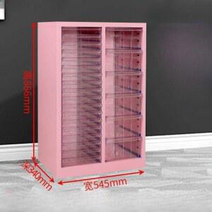 매니 진열장 네일 보관함 정리대 핑크 네일아트 파츠 수납장 A형