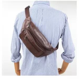 에스깔리에 해외여행시 여권가방 데일리 가죽힙색 캐쥬얼가방 크로스백 잡화 편한가방 간편한가방 남성가방