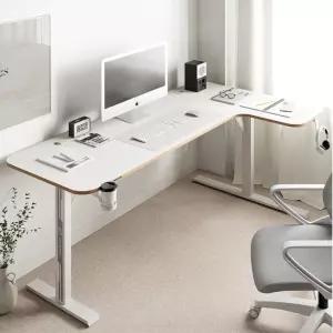 조립형 ㄱ자 코너 컵홀더 긴 사무용 책상 1800 어린이 초등학생고학년