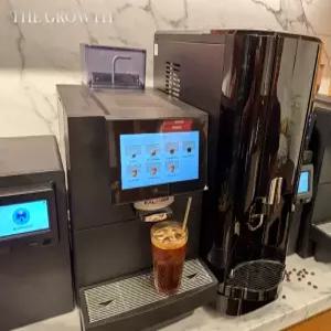 무인커피머신 카페 기계 자동 원두 자판기 고급 교회 호텔 회사 커피머신 +카드결제기