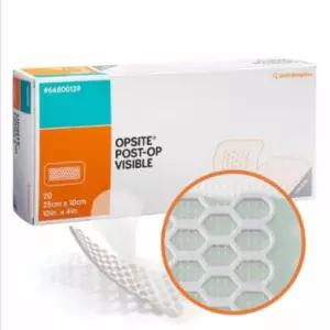 S&P 오피사이트 OPSITE POST-OP VISIBLE 25cmx10cm 벌집 20개 점착성투명창상피복재