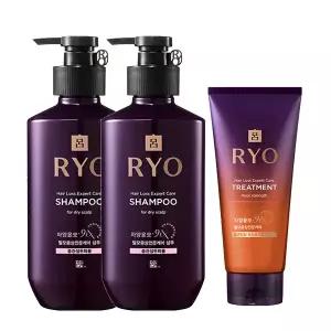 자양윤모 9EX 탈모케어 중건성 샴푸 400ML 2개 +1 트리트먼트 1개