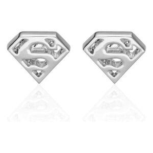 [하프클럽/]TC 깔끔한 실버 셔츠장식 슈퍼맨 로고 네일커프스 단품