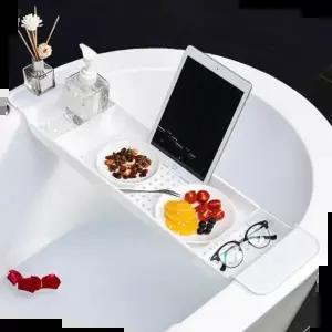 반신욕 욕조 물빠짐 트레이 거치대 길이조절 테이블