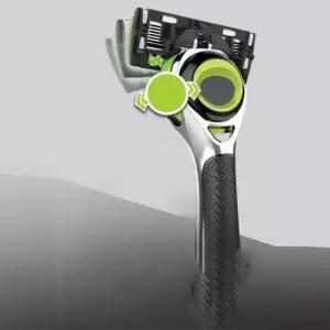 도루코 면도기 밀착 7중날 남성 면도기 3D 모션