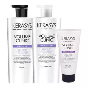 케라시스 볼륨 샴푸 600ml + 컨디셔너 600ml + 트리트먼트 300ml