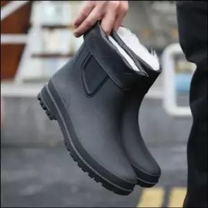 기모장화 3컬러 작업화 겨울 방한 남자 퍼안감 레인부츠 남자방한화 남자기모장화