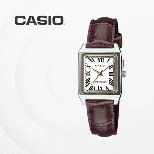카시오 CASIO 여성 여자 손목시계 아날로그 가죽 사각시계 패션아이템 LTP-V007L-7B2