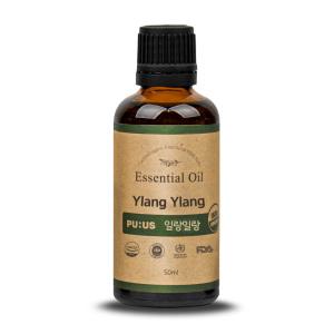 퓨어스 유기농 일랑일랑 에센셜 오일 50ml / USD 아로마 베이스 페이스 릴렉싱