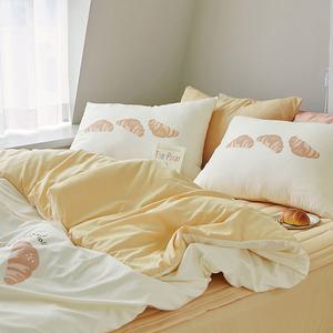 쁘리엘르 야미 말랑몽글 차렵이불베개세트, SS, 크림, 1개