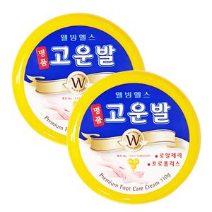 명품 고운발 크림 110g x 2개 고은발 발보습 보습제 뒤꿈치 뒷꿈치 발꿈치 발바닥 굳은살 각질제거 풋크림
