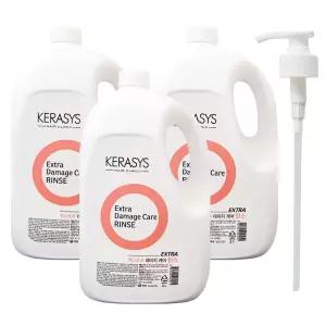 케라시스 엑스트라 데미지케어 대용량 린스 4000ml x 3개 펌프 리필용