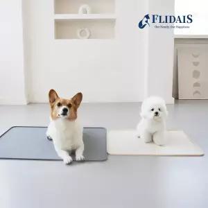 [플리다스] 착붙 실리콘 배변매트 논슬립 배변판 표준형/대형