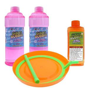 비누방울 버블 비누방울놀이 자이언트 + 500ml 리필액 2개
