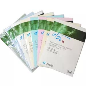 두성종이 바람지 A4 80G 15매 1포 종이 전통 한지 색지 포장지 프린트 복사 북아트 초대장 서한봉투 만들기