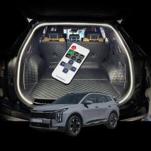 KC인증 국산 더뉴스포티지 2025년형 식빵등 무선리모콘형 면발광 LED바 트렁크 용품