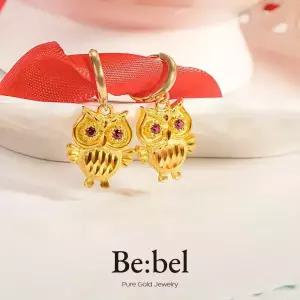 순금귀걸이 3.75g 24k 디자인 천사 부엉이 비벨 한돈 1돈