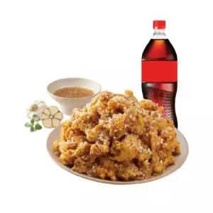 [노랑통닭] (레귤러/순살)알싸한마늘치킨+콜라1.25L