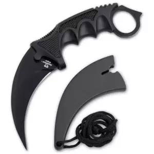 스네이크아이 택티컬 카람빗 나이프 블레이드쉬스 제공 핑거홀카람빗 미니 나이프