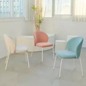 알레 패브릭 미드센추리 인테리어 카페 식탁의자 CMN110C (착불)