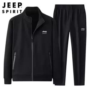 JEEP SPIRIT 봄 가을 캐주얼 빅사이즈 남자 트레이닝복 세트