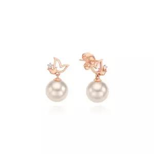 [티르리르] 트윙클 튤리 펄 실버핑크 귀걸이 TESSVP13981S