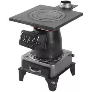 무쇠 나무 장작 화로 소각 농막 꺼꾸로타는 난로 화덕 화목 주물