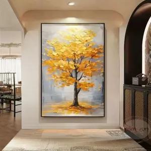 대형 보석십자수 DIY 세트 해바라기 황금나무 연꽃 도안 수공예