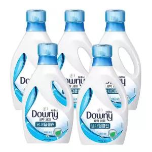다우니 프리미엄 세탁세제 액체형 냄새딥클린 프레시 클린 본품1L 5개