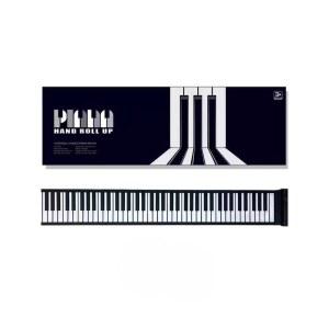 롤 피아노 휴대용 접이식 핸드 실리콘 디지털 연습용 88건반