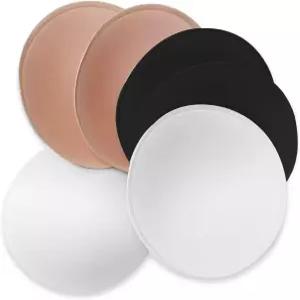 WMugthome 3켤레 C D D/DD 컵 라운드 소프트 브라 삽입물 스포츠 및 비키니 탑 수영복 삽입물을 위한