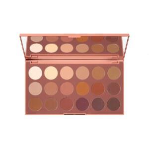 Morphe 18WT 메이크업 팔레트 - 따뜻한 톤의 올 매트 쉐이드가 포함된 에센셜 아티스틱 일상적이고 다재다능한 룩을 위해 완벽하게 제작, 블렌딩 및 레이어드된 제품 (0.68온스)