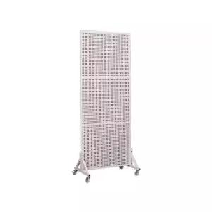 이동식 진열스탠드 타공판 대형 페그보드 스테인리스 후크 매대 정리대