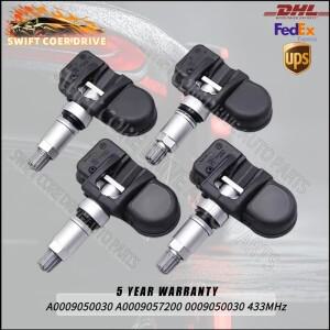 벤츠 A C E G S 클래스 W205 W212 X166용 433MHz TPMS 타이어 공기압 센서 A0009050030