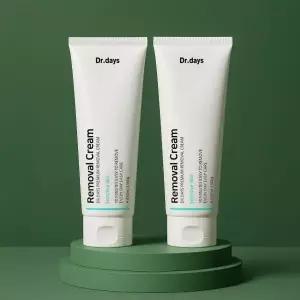 1+1 닥터데이즈 제모크림 겨드랑이 종아리 팔 다리털 제거 순한 셀프 제모제 200ml