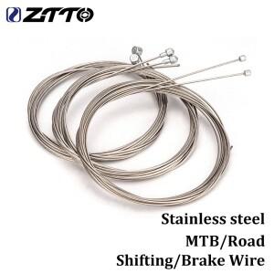 ZTTO 2pcs MTB 도로 자전거 브레이크 와이어 스테인레스 스틸 속도 라인 고정 기어 이동 시프터 케이블 코