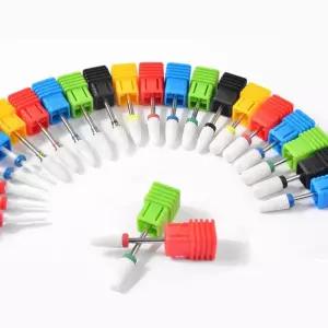 네일아트 화이트 세라믹 드릴 비트 23종 고급 네일