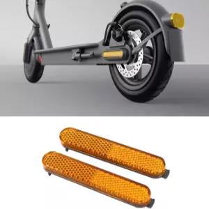 나인봇 F2 플러스 프로 전기 스쿠터 측면 반사 스트립용 유유에미 2PCS 장식 스트립 교체 부품용 야간 경고