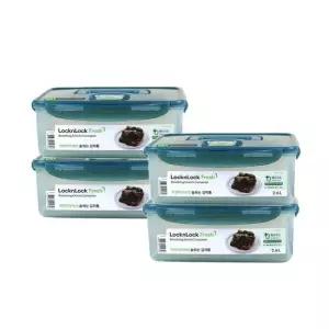 락앤락_프레쉬 숨쉬는 김치통 2.6L x 4개