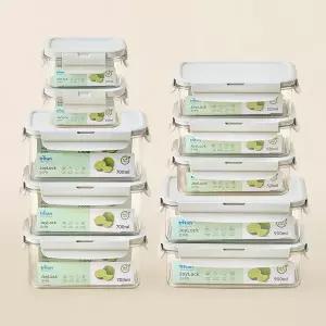 [에코센스] 트라이탄 밀폐용기 조이락 알뜰 반찬 용기 세트 10P