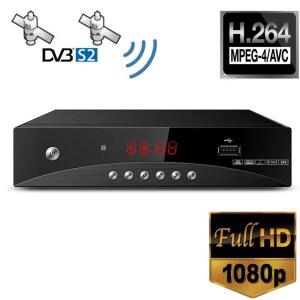FTA DVB-S2 셋톱박스 HD 디지털 위성 TV 수신기 H 264 지원 MTK7601 WIFI 동글 DVB S2 튜너 디코더