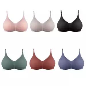 가짜 가슴 뽕브라 보정 속옷 여장남자 코스튬 보형물 스킨핑크 브라 75A S